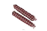 Saucisson artisanal Fumé en lot de 2 en Plastique soufflé L 250x50 mm
