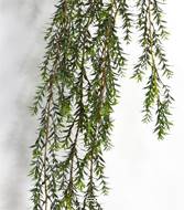 Hoya artificiel en chute, 14 ramures plastique, L 90 cm