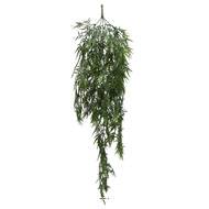 Chute de saule artificiel L 102 cm en plastique vert
