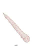 Saucisson Rosette artificiel long blanc Plastique soufflé L 490x80 mm