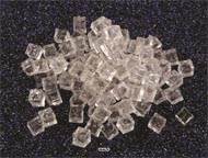 Glaons artificiel en cube en lot de 100 Plastique souffl D 10x10 mm