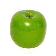 Pomme artificielle Verte brillante D7.5 cm Superbe en dcoration