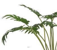 Philodendron artificiel en pot, H 65 cm, D 86 cm