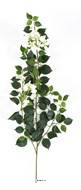 Branche de Bougainvillier artificielle H 80 cm tige armée Blanc 