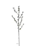 Fleurs de pêcher artificielles longue branche pour déco L 125 cm Blanc 