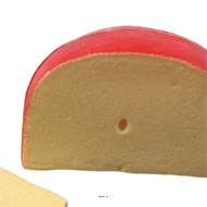 Edam morceau de fromage en lot de 2 en Plastique soufflé L 110x75 mm
