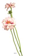 Centaurée artificielle, 3 ramures, H 64 cm Rose-crème - BEST
