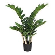 Zamifolia artificiel en pot H 70 cm 7 tiges