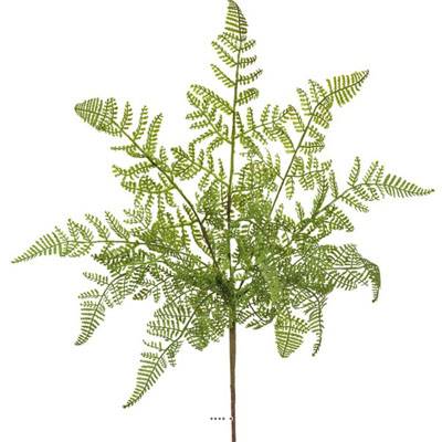 Fougere des forets 33 cm artificielle 10 feuilles plastique en piquet D 25 cm