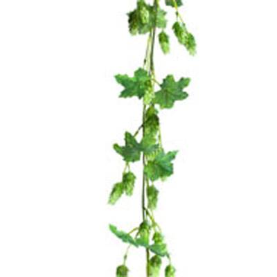 Guirlande de Houblon artificiel Lg 180 cm très dense D 15 cm