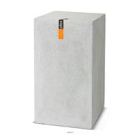 Pidestal en pures Fibres Mora Ext. haut 28x28x70 cm gris clair