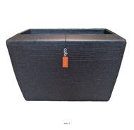 Jardinière Arc en matières recyclées Noire 40 cm H 60 cm