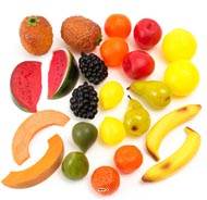 Fruits artificiels assortis en lot de 24 en Plastique souffl