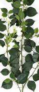 Branche de Bougainvillier artificielle H 80 cm tige armée Blanc 
