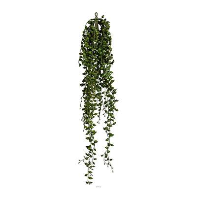 Chute de senecio artificiel L 88 cm feuillage plastique