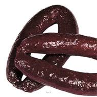 Saucisse seche Fumée artisanale X 2 en Plastique soufflé L 200x110 mm