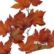 Branche d'erable canadien automnale artificiel H 89 cm D 40 cm