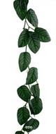 Guirlande verte artificielle de Philodendron – 170 cm x 30 cm, 36 feuilles + 3 petites, réaliste