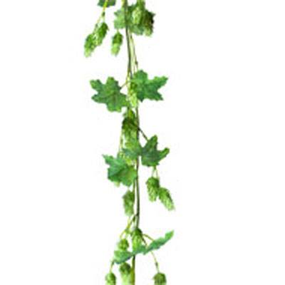 Guirlande de Houblon artificiel Lg 180 cm très dense D 15 cm