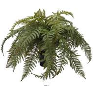 Fougère des forets artificielle en pot, H 40 cm, D 68 cm feuillage en plastique