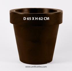 Bac CHLOE Chocolat D 65 X H 62 CM intrieur / extrieur Rotomoule