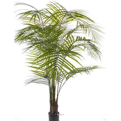 Palmier Areca artificiel H 175 cm en plastique anti-UV en pot