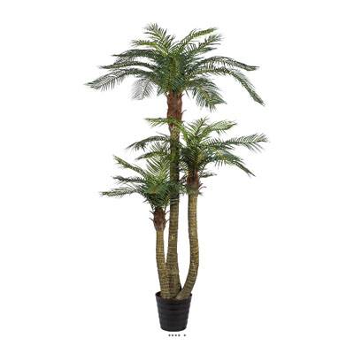 Palmier Areca artificiel H 250 cm 33 feuilles en pot