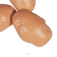Pomme de terre artificielle Petite X 3 Plastique soufflé L 75x45 mm