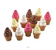 Glace assortie en pot en lot de 12 en Plastique soufflé H 100x60 mm