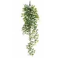 Chute de tradescantia artificiel H 85 cm Vert/Rose