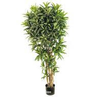 Croton Goldfinger reflexa factice H150 cm 1428 feuilles arbre en pot