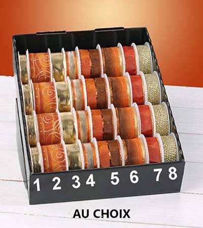 Ruban de decoration pour fetes tables sapin 2 40 mm à l'unité