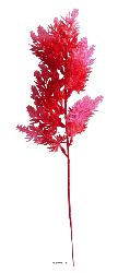 Pic de thuya factice H35cm plastique extrieur 9 ramures Rouge Fushia