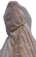 Jambon Fume de Parme artificiel en Plastique soufflé dans son sac H 480 x 270 mm