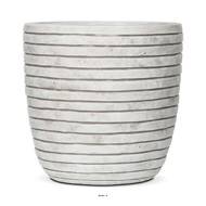 Bac en pures Fibres Natura Ext. Eggpot Ivoire D 43 X H 41 cm