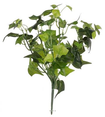 piquet de lierre artificiel H 27 cm 80 feuilles