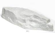 Pierre artificielle granite blanc en Plastique souffl L 500x200 mm