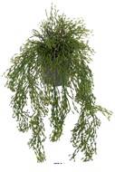 Rhipsalis artificiel, cactus gui feuillage dense, L 65 cm