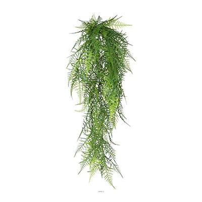 Chute d'asparagus artificiel L 80 cm feuillage plastique