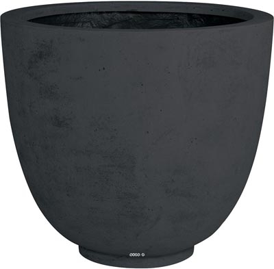 Bac en Polystone Landi Ext. Egg D 70 x H 60 cm Noir