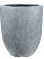 Bac fibres de verre  Farn Ext. Eggpot Haut D52xH60cm Gris foncé