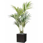 Palmier Kentia artificiel en pot H 160 cm D 90 cm Vert