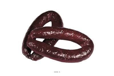 Saucisse seche Fumée artisanale X 2 en Plastique soufflé L 200x110 mm