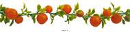 Guirlande de 20 oranges artificielles en Plastique souffl L 2 m