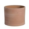 Pot cylindre droit en terre cuite D 28,50 cm H 23 cm Terre cuite