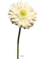Gerbera artificiel, H 48 cm Crème - BEST