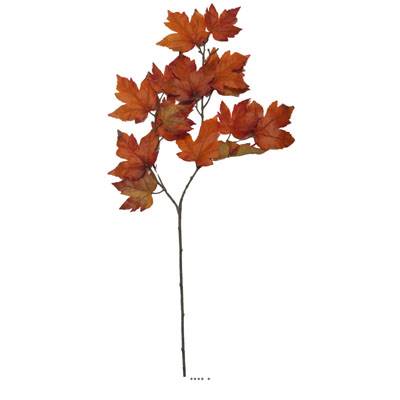 Branche d'erable canadien automnale artificiel H 89 cm D 40 cm