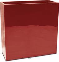 Bac fibres de verre robuste et revtement gelcoat qualit marine 40 x 90 cm H 90 cm Ext. claustra rouge rubis