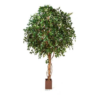 Ficus exotique Geant artificiel H 315 cm 6600 feuilles en pot