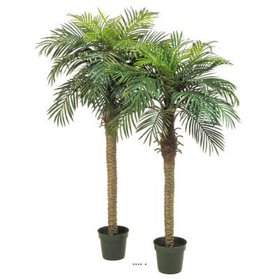 Palmier Phoenix H 180 cm 1 tronc 28 feuilles artificiel